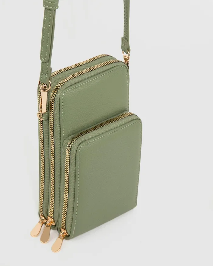 Colette By Colette Hayman Phone Bags Olive Koni Phone Crossbody Bag 8211 Bags