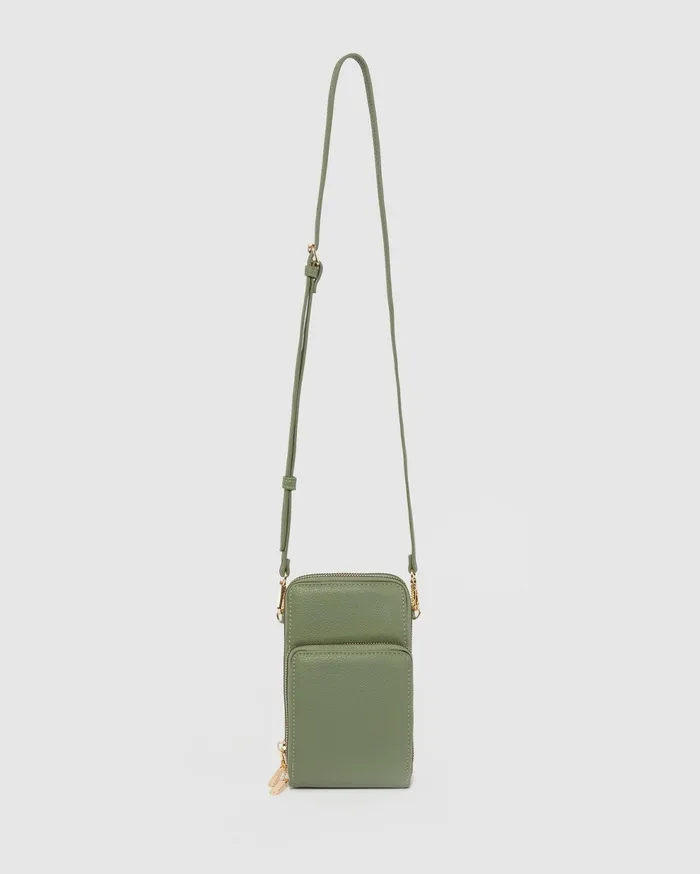 Colette By Colette Hayman Phone Bags Olive Koni Phone Crossbody Bag 8211 Bags