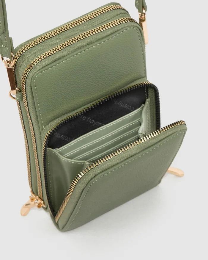 Colette By Colette Hayman Phone Bags Olive Koni Phone Crossbody Bag 8211 Bags