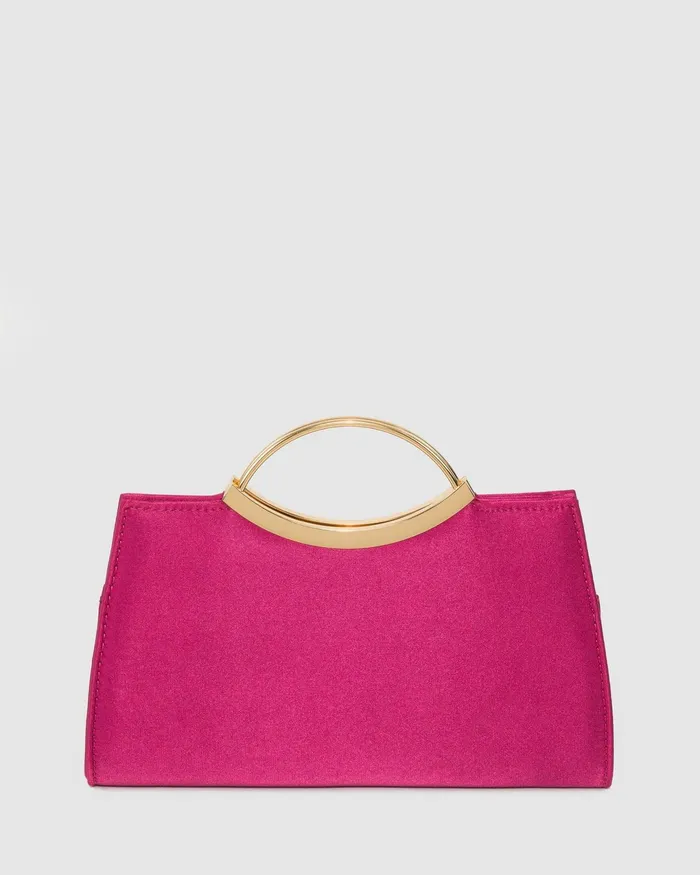 Colette By Colette Hayman Pink Jessie Handle Clutch Bag Bags Clutch Bags