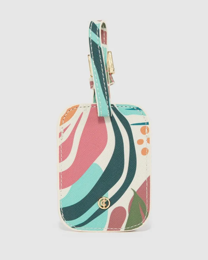 Colette By Colette Hayman Print Sloan Charm Luggage Tag Bags Wallets