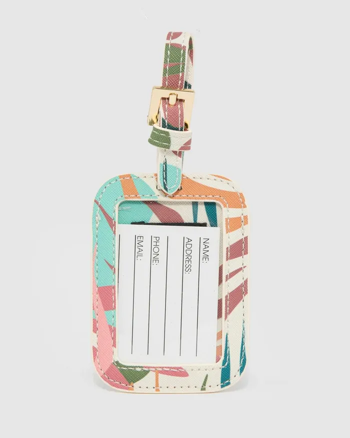 Colette By Colette Hayman Print Sloan Charm Luggage Tag Bags Wallets
