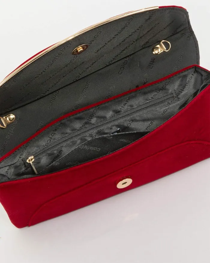 Colette By Colette Hayman Red Dalila Envelope Clutch Bag Bags Clutch Bags