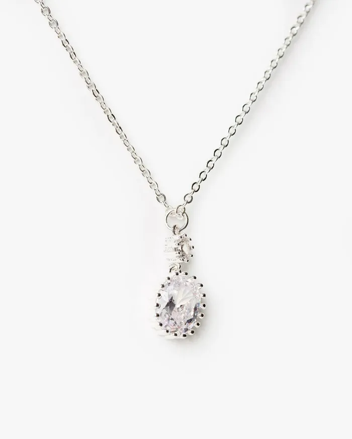 Colette By Colette Hayman Short Crystal Oval Crystal Drop Necklace 8211 Jewellery