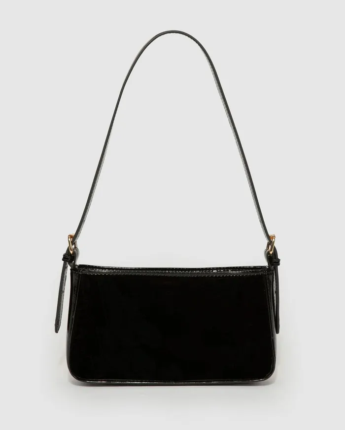 Colette By Colette Hayman Shoulder Bags Black Frankie Buckle Strap Shoulder Bag 8211 Bags