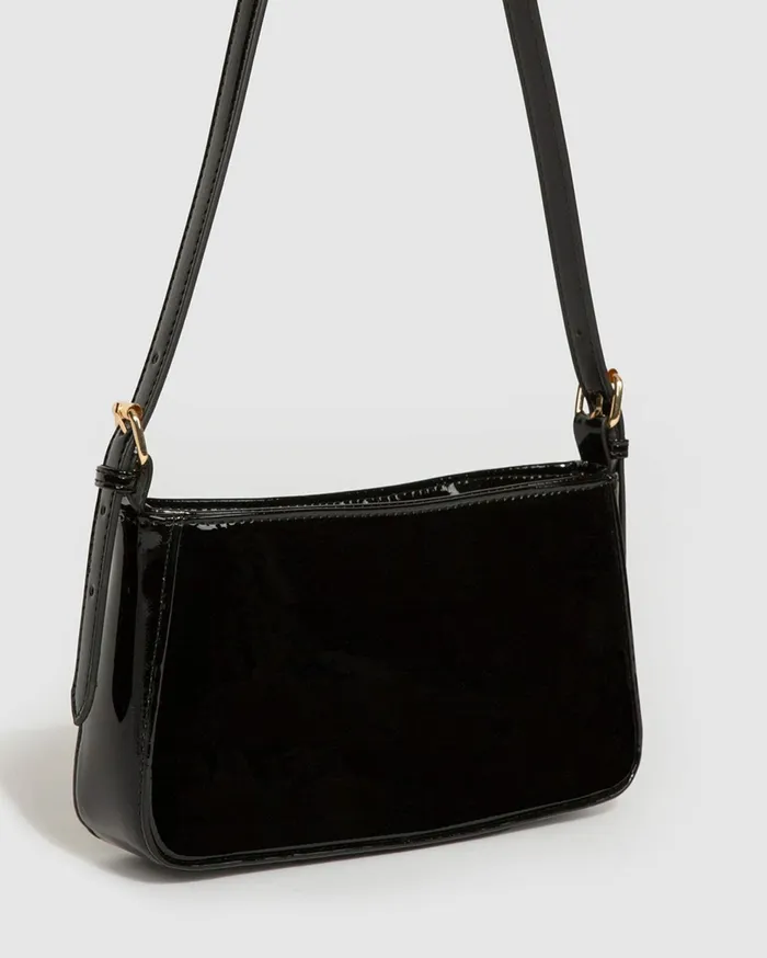 Colette By Colette Hayman Shoulder Bags Black Frankie Buckle Strap Shoulder Bag 8211 Bags