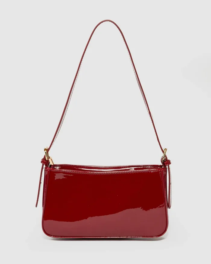 Colette By Colette Hayman Shoulder Bags Red Frankie Buckle Strap Shoulder 8211 Bags