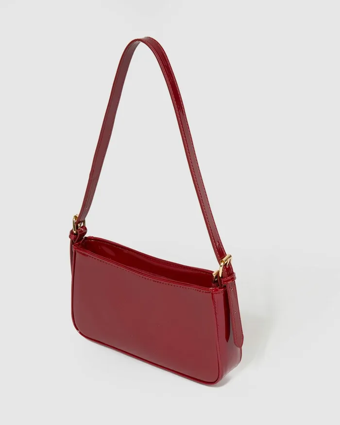 Colette By Colette Hayman Shoulder Bags Red Frankie Buckle Strap Shoulder 8211 Bags