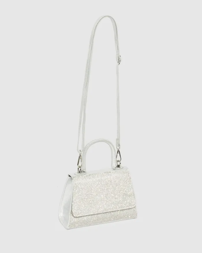 Colette By Colette Hayman Silver Lilith Crystal Bag Bags Top Handle Bags