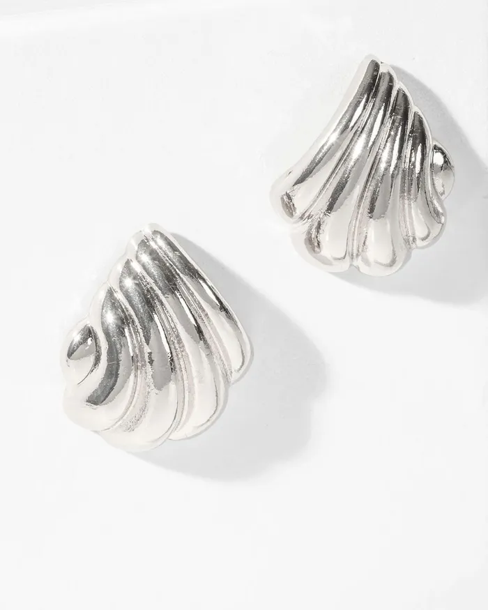 Colette By Colette Hayman Silver Textured Tear Drop Stud Earrings Jewellery Stud