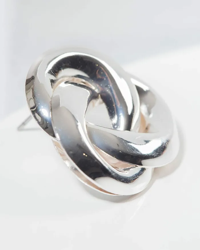Colette By Colette Hayman Silver Twist Knot Stud Earrings Jewellery Stud