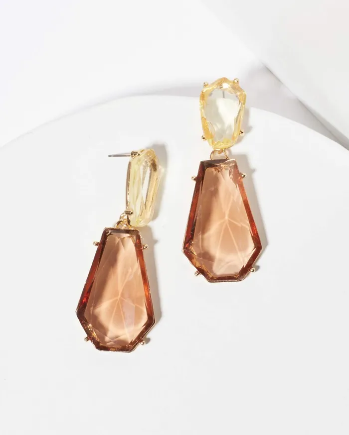 Colette By Colette Hayman Statement Earrings Burgundy Clear Crystal Drop Earrings 8211 Jewellery Colette By Colette Hayman Statement Earrings Burgundy Clear Crystal Drop Earrings 8211 Jewellery
