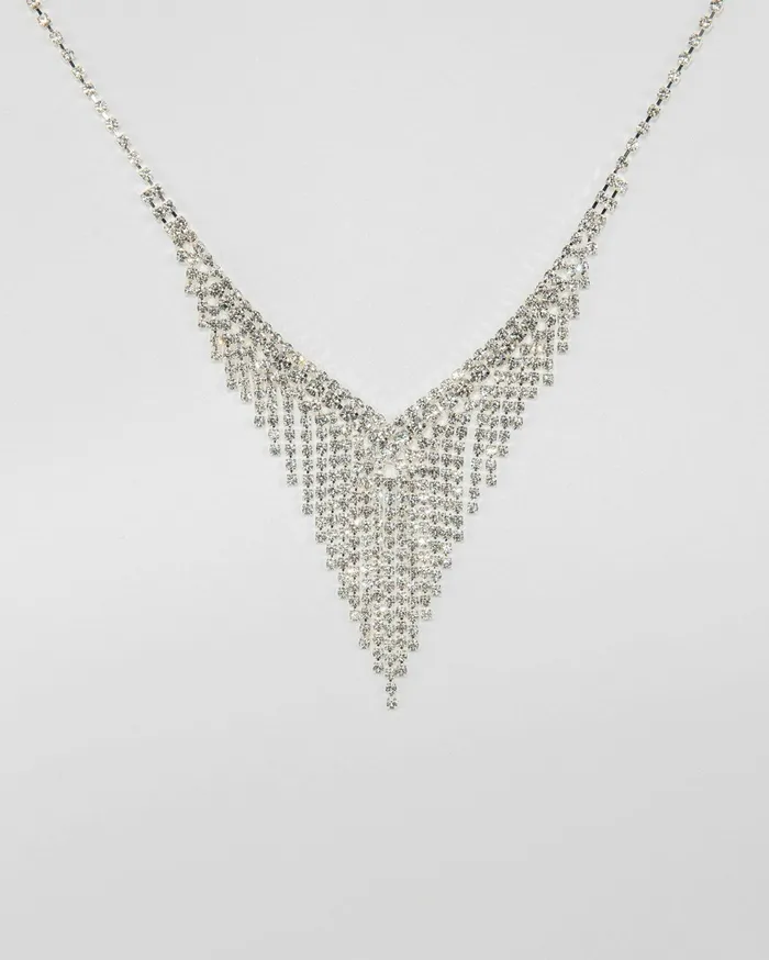 Colette By Colette Hayman Statement Necklaces Crystal Crystal Chain Tassel Statement Necklace 8211 Jewellery Colette By Colette Hayman Statement Necklaces Crystal Crystal Chain Tassel Statement Necklace 8211 Jewellery