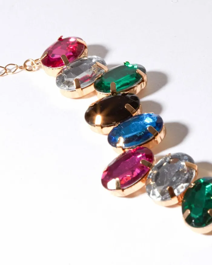 Colette By Colette Hayman Statement Necklaces Multi Alternated Crystal Statement Necklace 8211 Jewellery