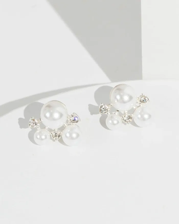 Colette By Colette Hayman Stud White Pearl Stud Earrings Online 8211 Jewellery
