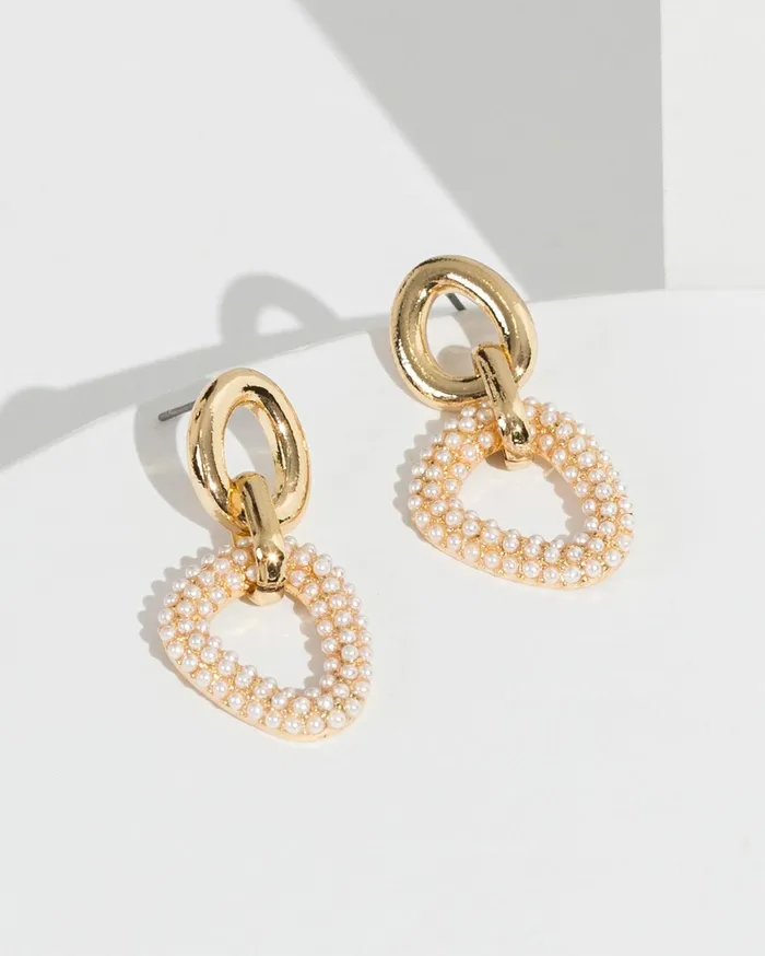 Colette By Colette Hayman Stud White Pearl Studded Earrings Online 8211 Jewellery