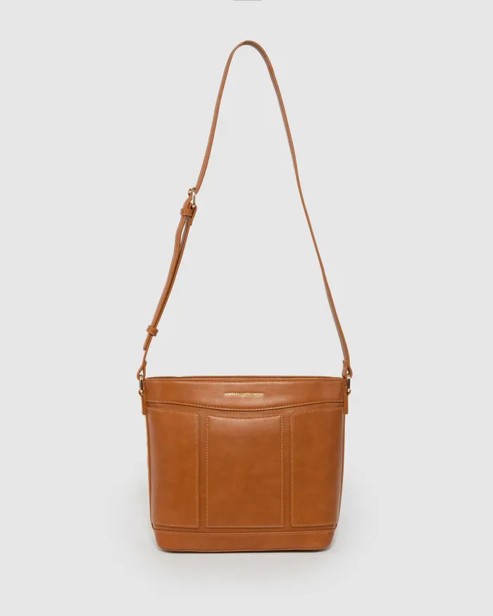 Colette By Colette Hayman Tan Pia Panel Crossbody Bag Bags Crossbody Bags
