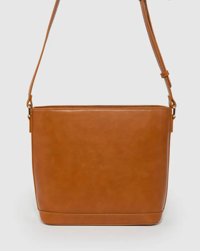 Colette By Colette Hayman Tan Pia Panel Crossbody Bag Bags Crossbody Bags