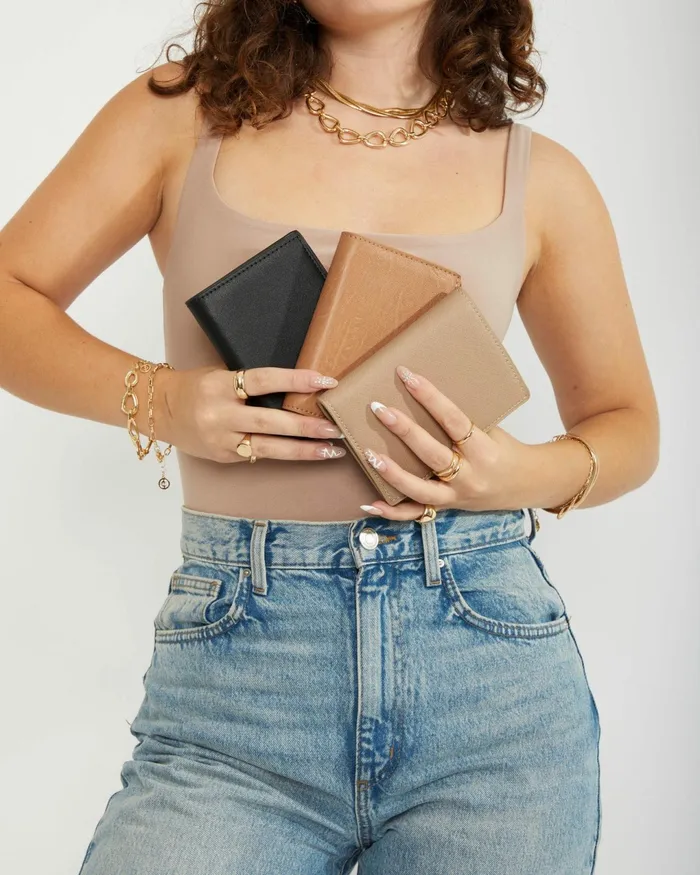 Colette By Colette Hayman Taupe Classic Passport Holder Bags Travel