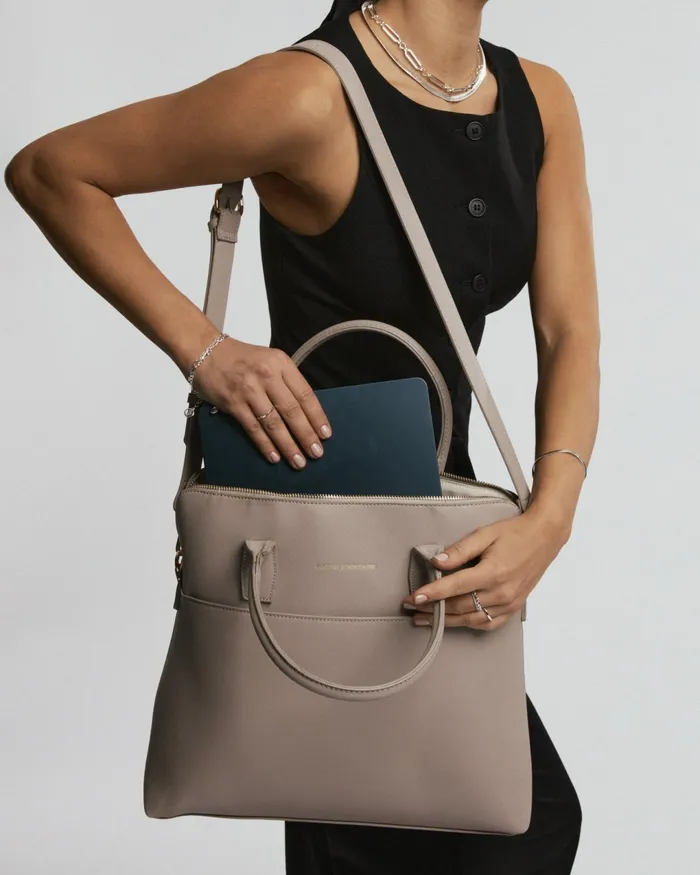 Colette By Colette Hayman Taupe Dominique Laptop Bag Bags Tote Bags