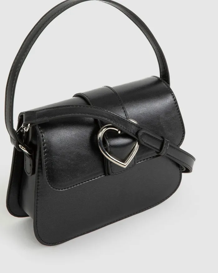 Colette By Colette Hayman Top Handle Bags Black Olivia Heart Crystal Bag 8211 Bags