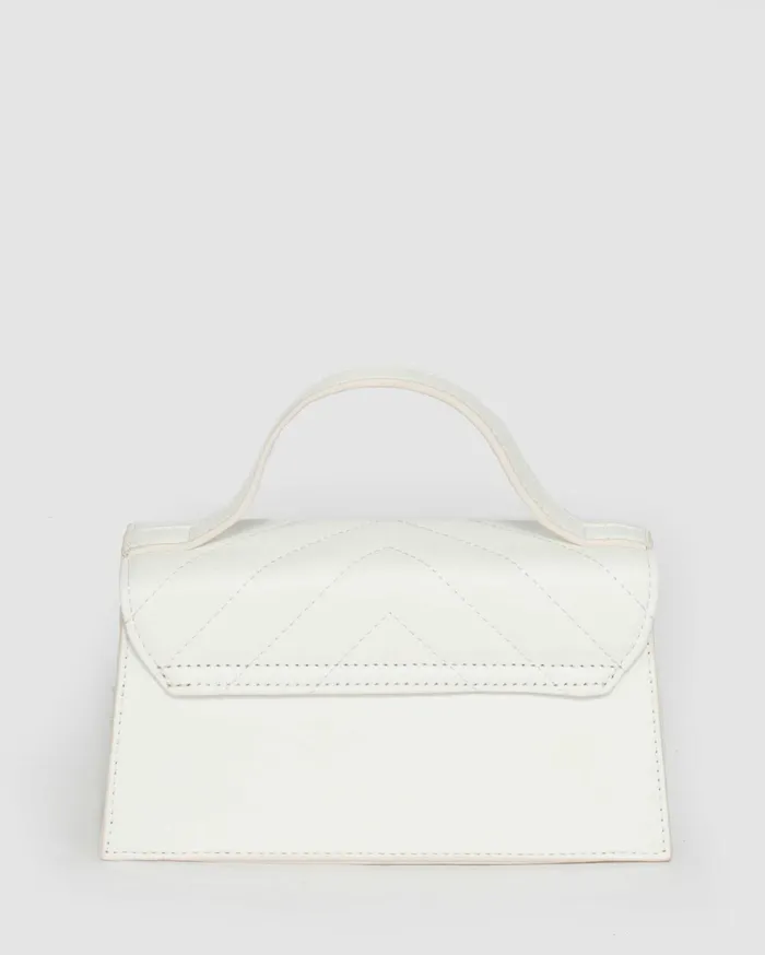Colette By Colette Hayman Top Handle Bags White Luna Top Handle Bag 8211 Bags