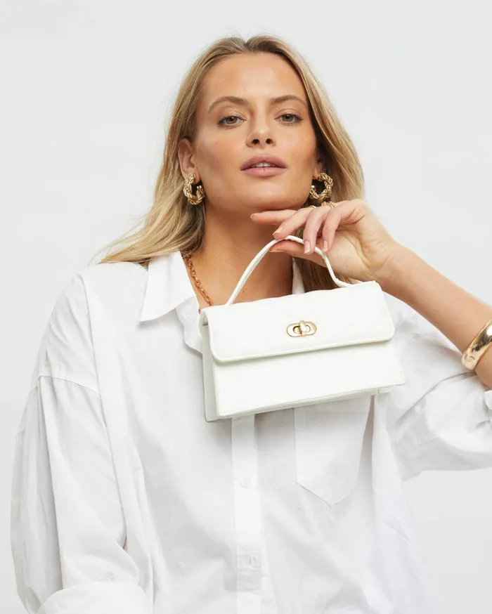 Colette By Colette Hayman Top Handle Bags White Luna Top Handle Bag 8211 Bags