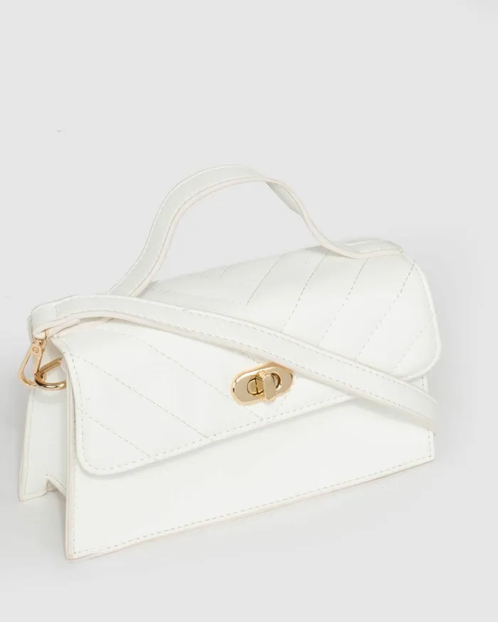 Colette By Colette Hayman Top Handle Bags White Luna Top Handle Bag 8211 Bags