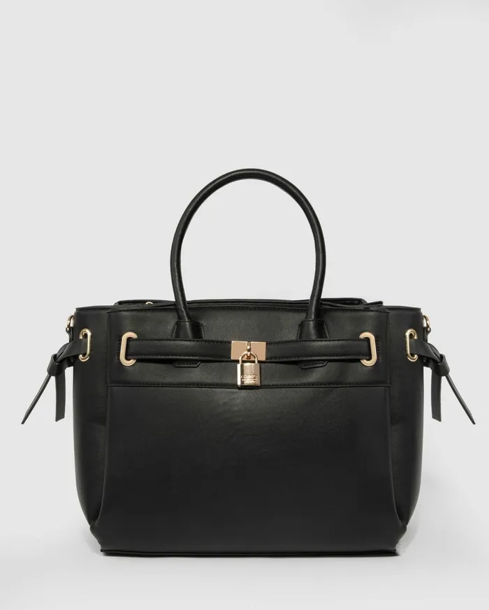 Colette By Colette Hayman Tote Bags Black Elora Tie Tassel Tote 8211 Bags