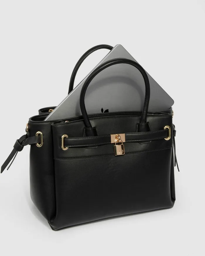 Colette By Colette Hayman Tote Bags Black Elora Tie Tassel Tote 8211 Bags