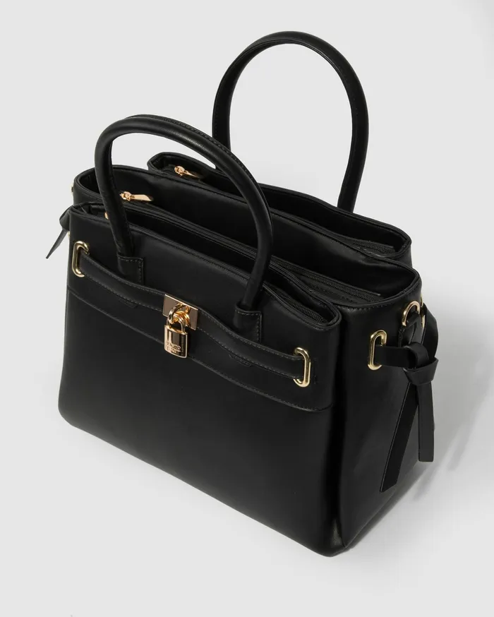 Colette By Colette Hayman Tote Bags Black Elora Tie Tassel Tote 8211 Bags