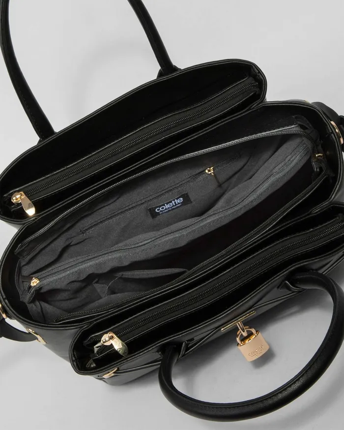 Colette By Colette Hayman Tote Bags Black Elora Tie Tassel Tote 8211 Bags