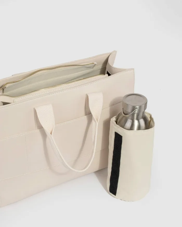 Colette By Colette Hayman Tote Bags Ivory Bonnie Square Tech Tote Bag 8211 Bags