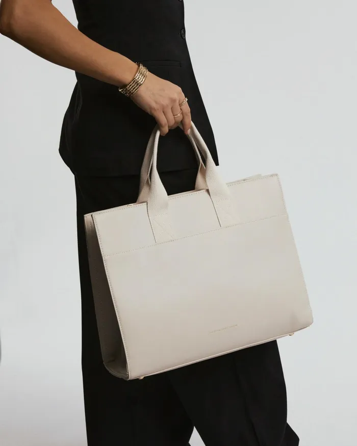 Colette By Colette Hayman Tote Bags Ivory Bonnie Square Tech Tote Bag 8211 Bags
