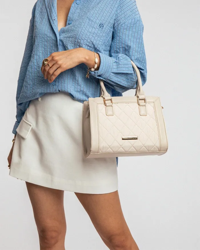Colette By Colette Hayman Tote Bags Ivory Stef Quilt Tote Bag 8211 Bags