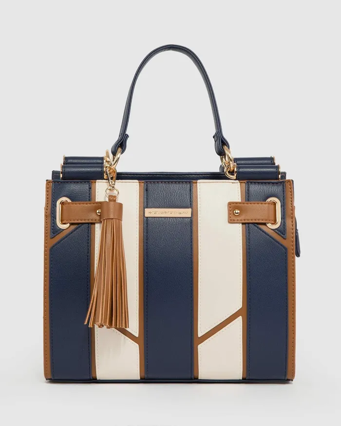 Colette By Colette Hayman Tote Bags Multi Stephanie Vertical Panel Tote Bag 8211 Bags