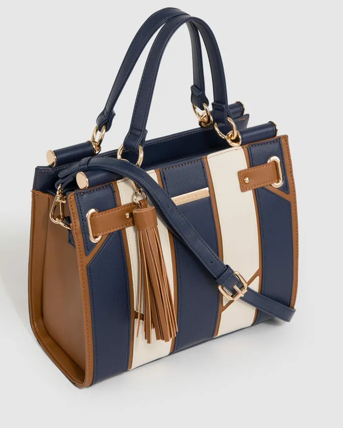 Colette By Colette Hayman Tote Bags Multi Stephanie Vertical Panel Tote Bag 8211 Bags