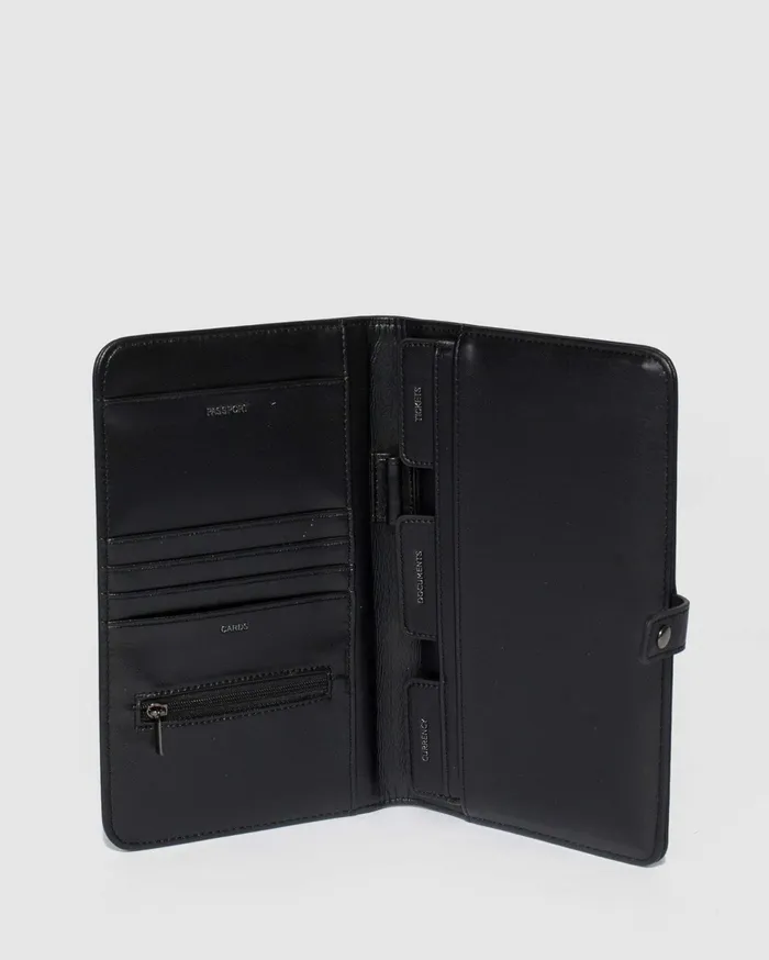 Colette By Colette Hayman Travel Black Classic Travel Wallet 8211 Bags