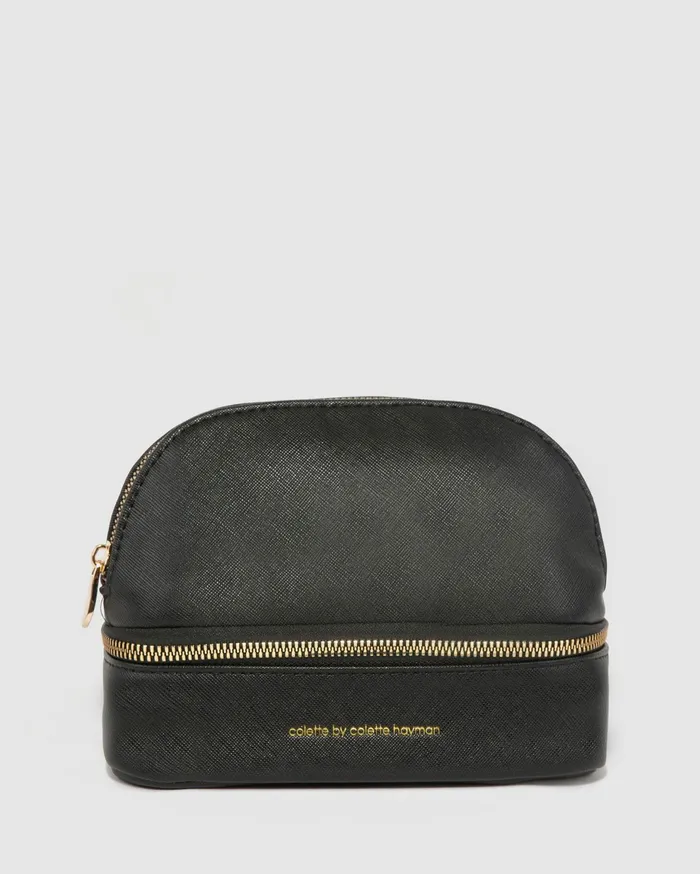 Colette By Colette Hayman Travel Black Penelope 2In1 Cos Jewel Case 8211 Bags