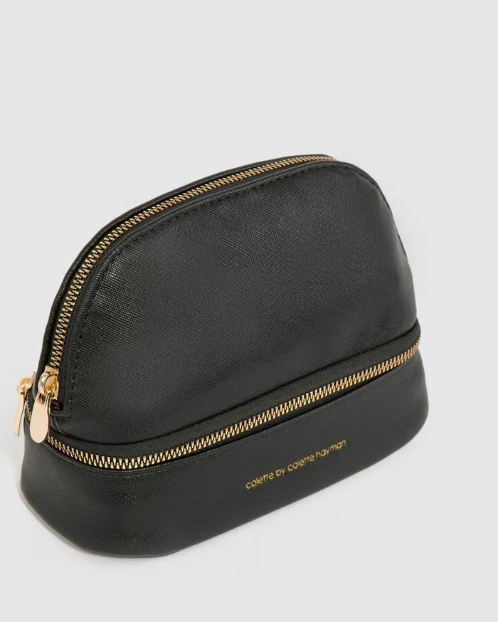 Colette By Colette Hayman Travel Black Penelope 2In1 Cos Jewel Case 8211 Bags