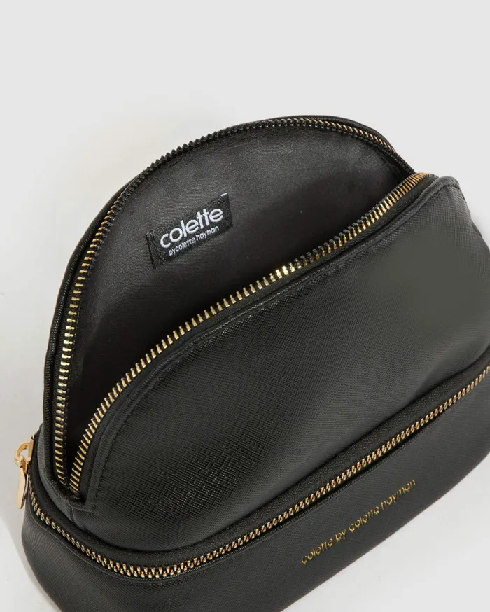 Colette By Colette Hayman Travel Black Penelope 2In1 Cos Jewel Case 8211 Bags
