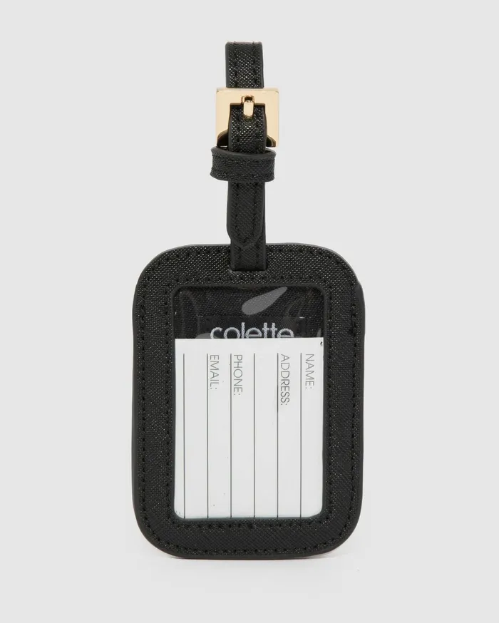 Colette By Colette Hayman Travel Black Sloan Charm Luggage Tag 8211 Bags