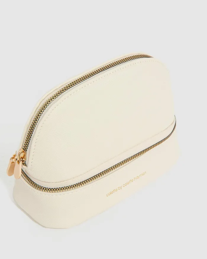 Colette By Colette Hayman Travel Ivory Penelope 2In1 Cos Jewel Case 8211 Bags