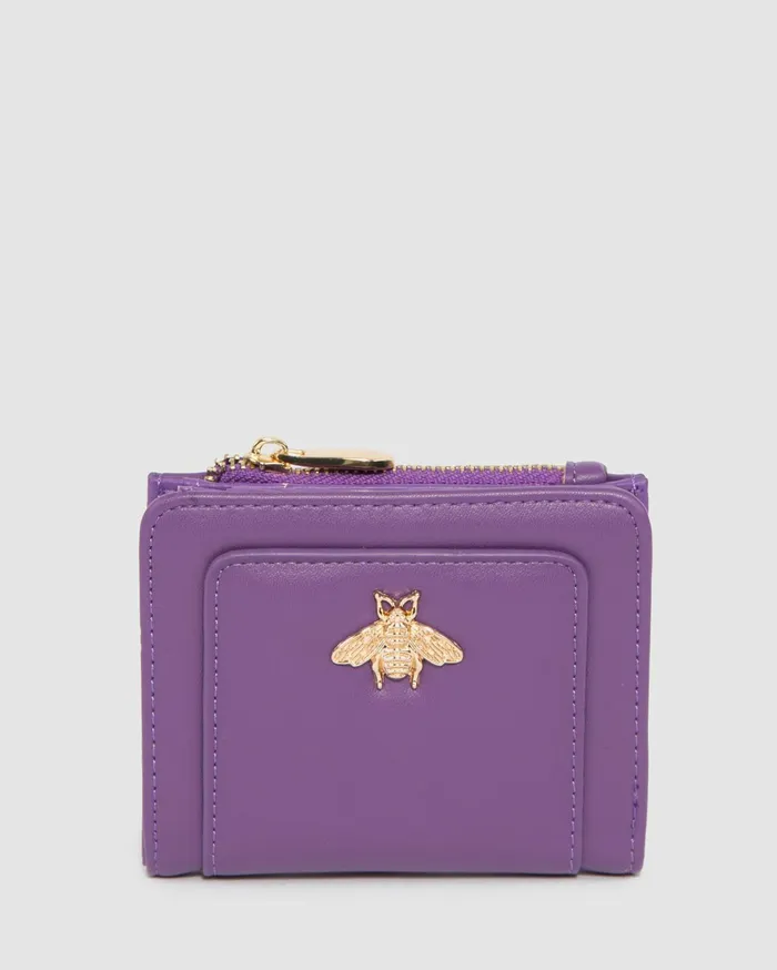 Colette By Colette Hayman Wallets Purple Han Mini Bee Wallet 8211 Bags