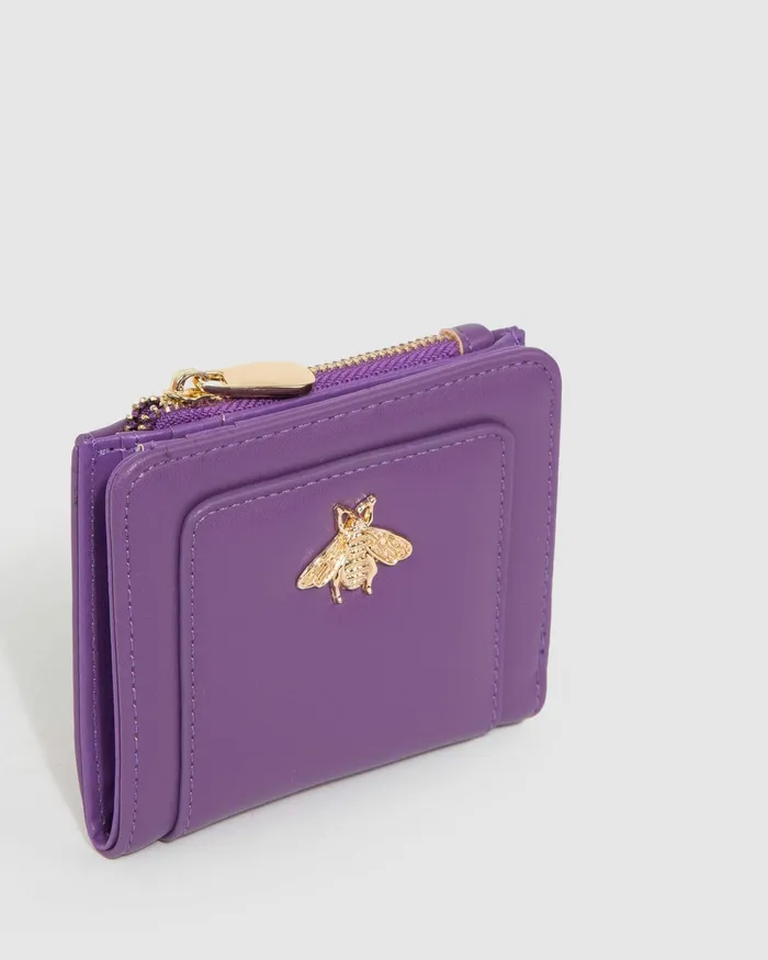 Colette By Colette Hayman Wallets Purple Han Mini Bee Wallet 8211 Bags