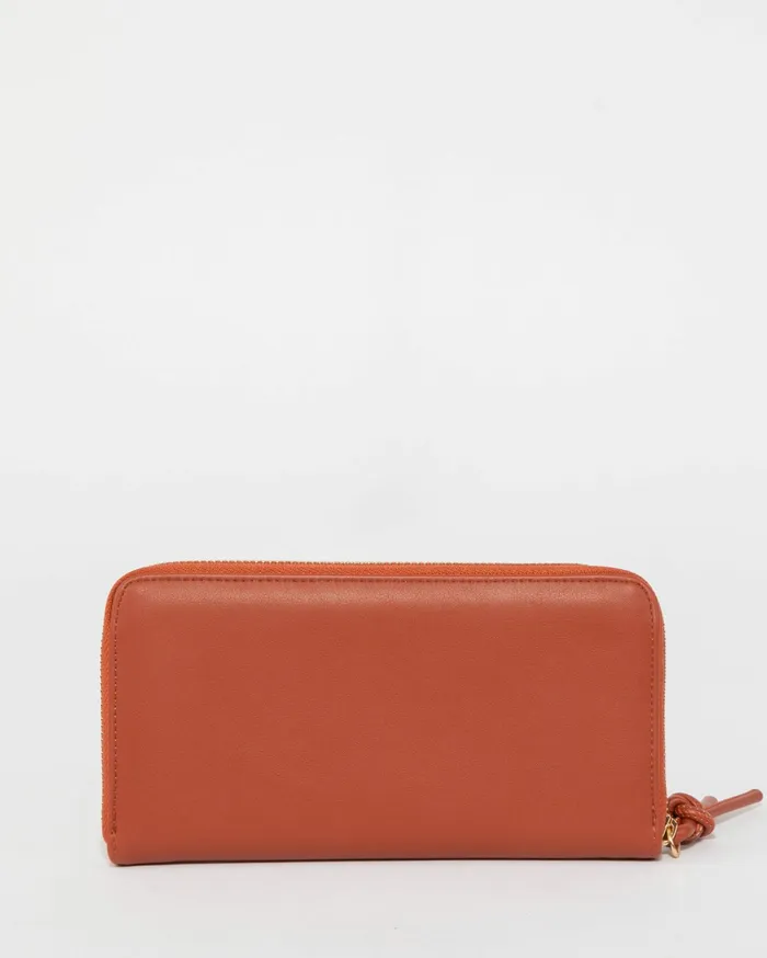 Colette By Colette Hayman Wallets Terracotta Ari Large Zip Around Wallet 8211 Bags