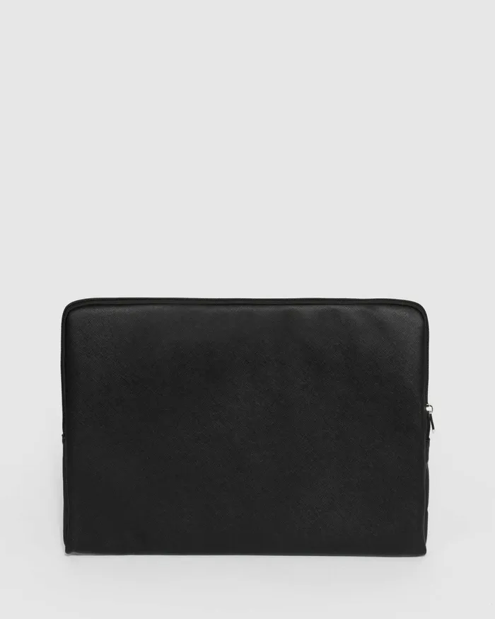 Colette By Colette Hayman Work Bags Black Angelina Tote Bag With Silver Hardware Online 8211 Bags