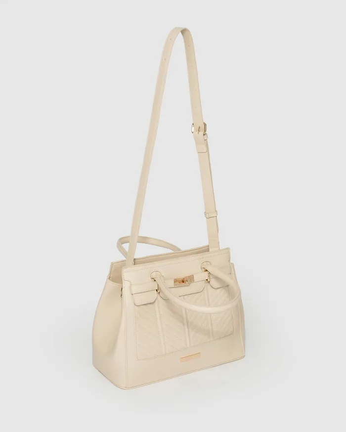 Colette By Colette Hayman Work Bags Ivory Maryanne Quilting Tote Bag 8211 Bags