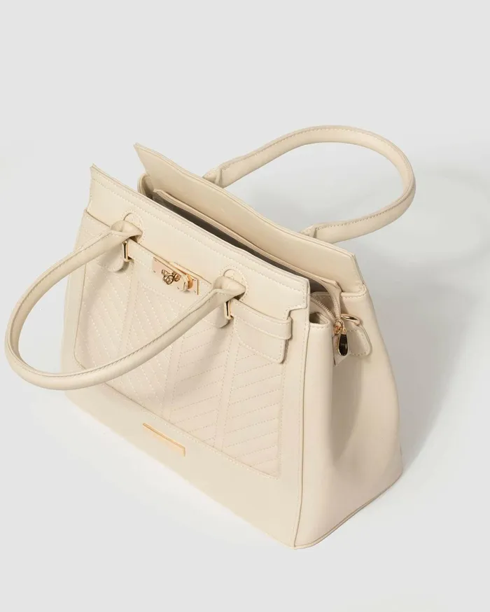 Colette By Colette Hayman Work Bags Ivory Maryanne Quilting Tote Bag 8211 Bags
