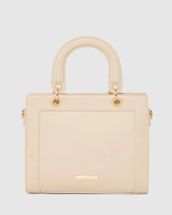 Colette By Colette Hayman Work Bags Natural Ella Emboss Tote Bag 8211 Bags